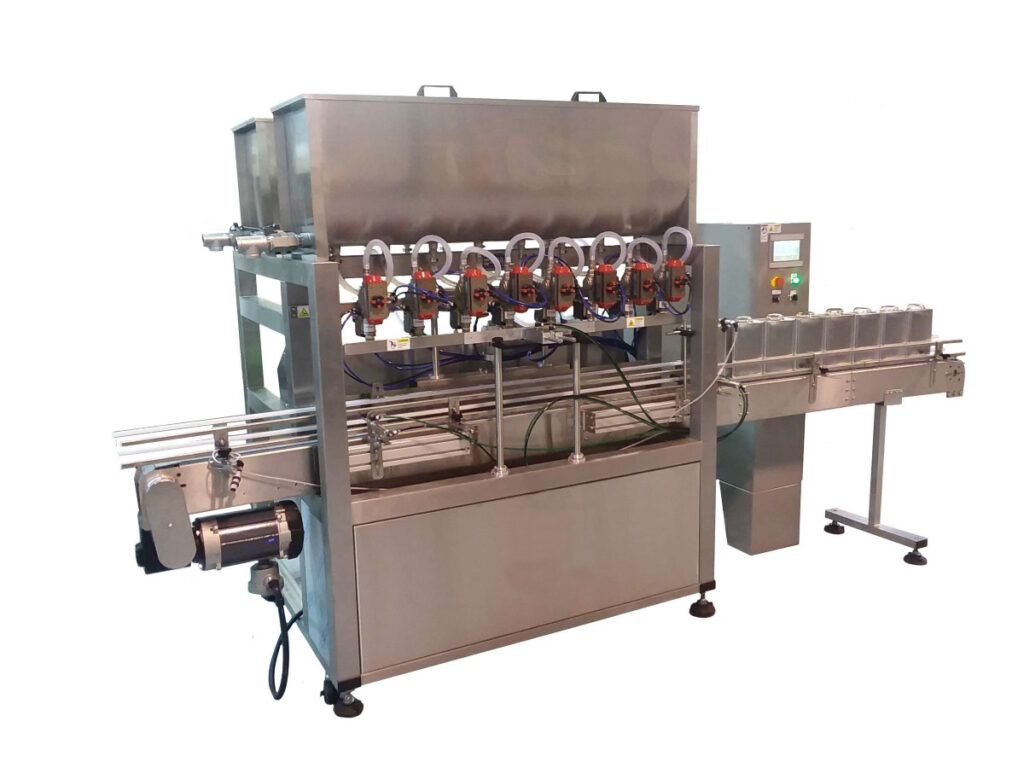Eight-Head Servo Filling Machine - Shiv Shakti Machtech