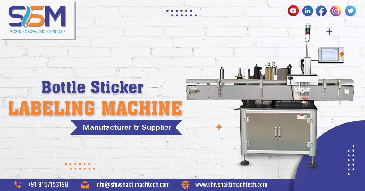 Bottle Sticker Labeling Machine in Qatar