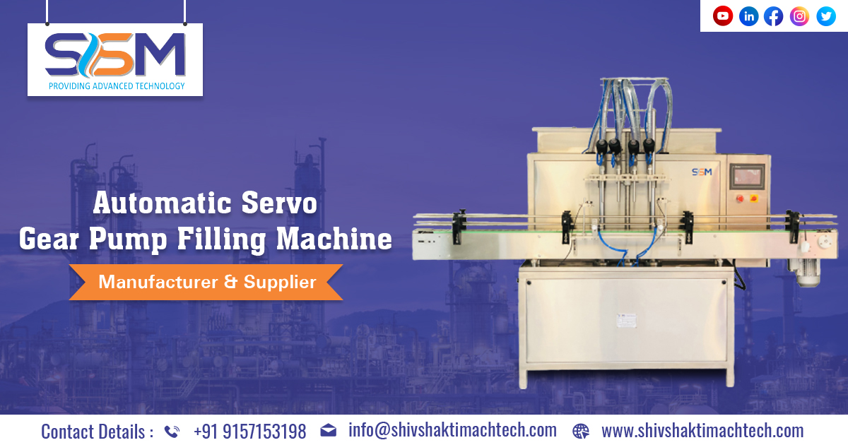 Automatic Servo Gear Pump Filling Machine in Dubai