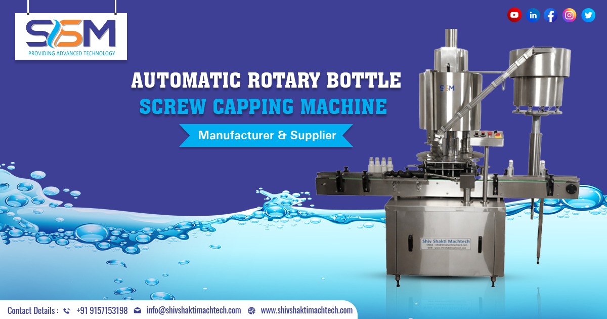 Automatic Rotary Bottle Screw Capping Machine in Dubai