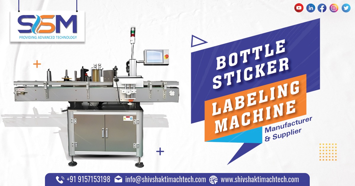 Bottle Sticker Labeling Machine in Dubai