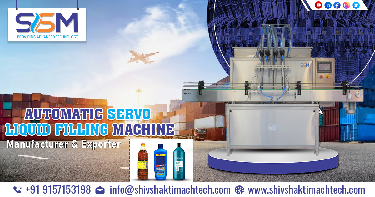 Automatic Servo Liquid Filling Machine in Dubai