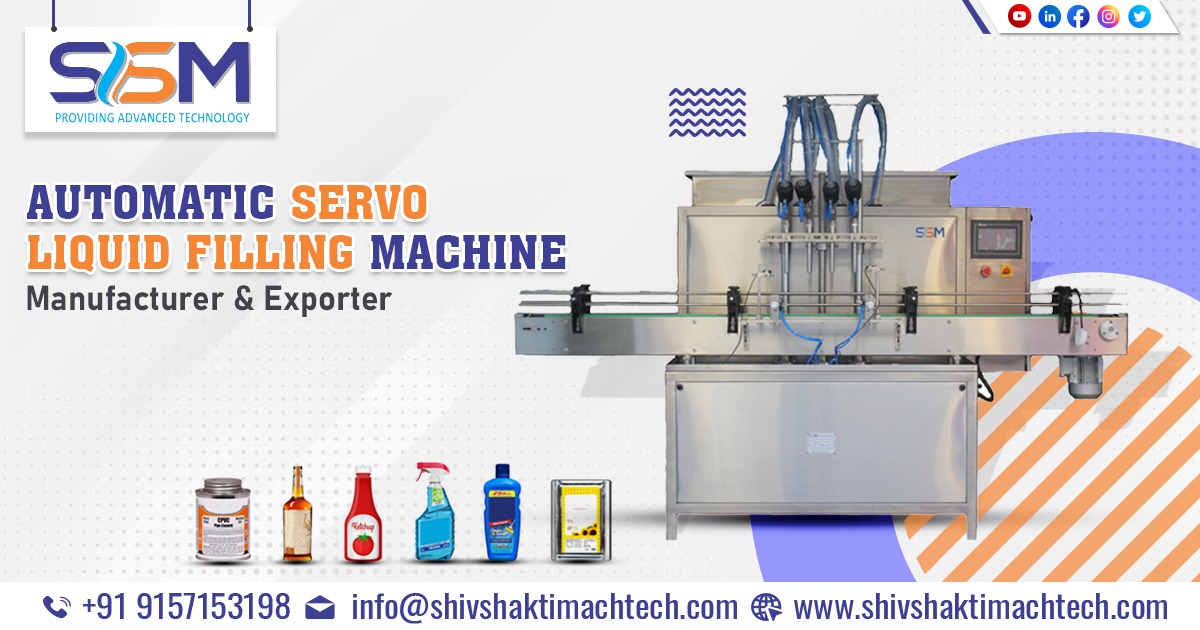 Automatic Servo Liquid Filling Machine in Dubai