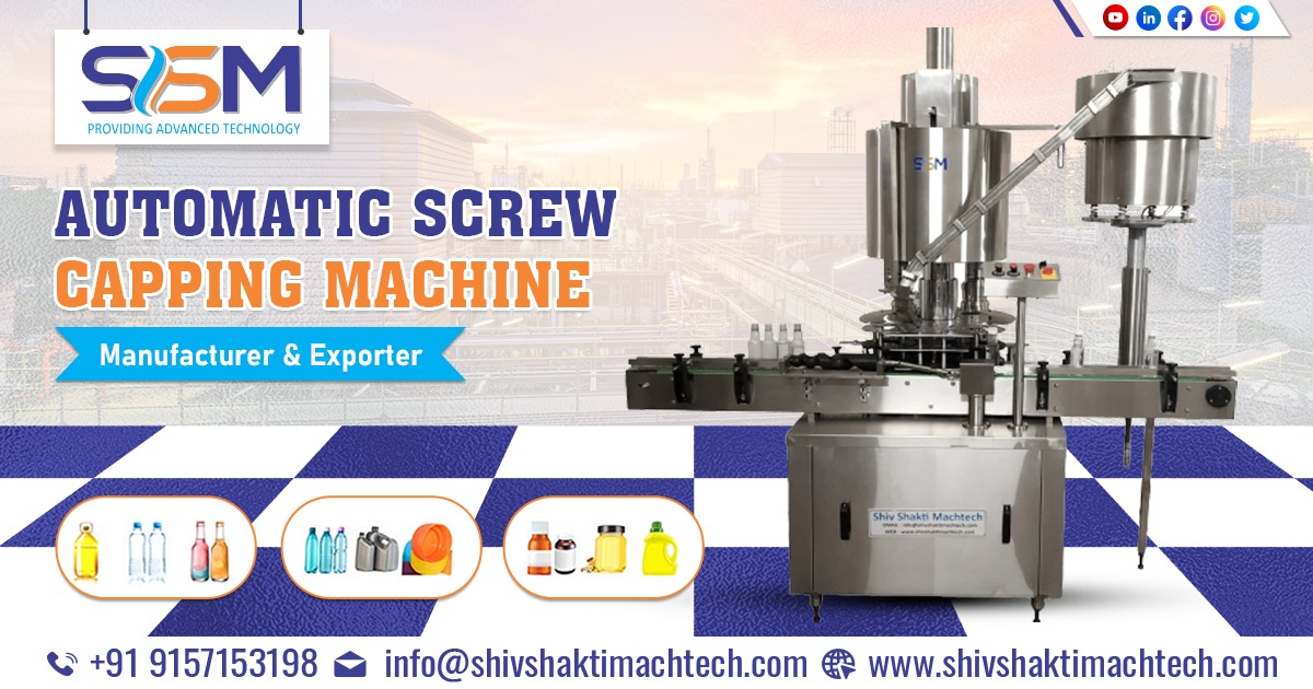 Automatic Screw Capping Machine in Oman