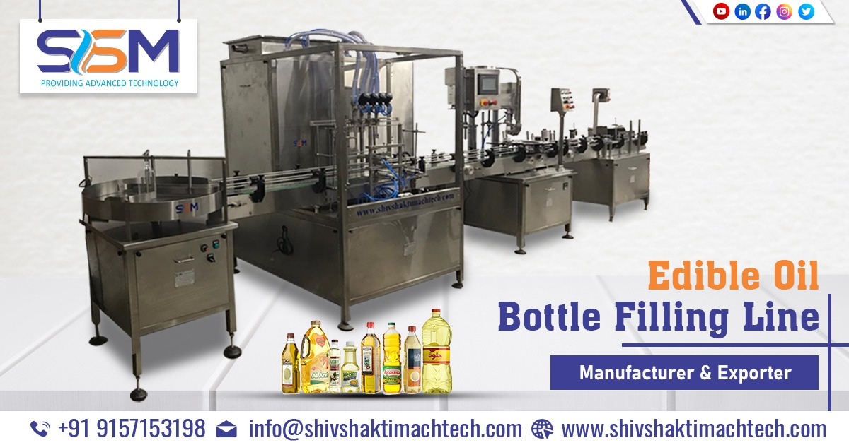 Edible Oil Bottle Filling Line in Bahrain