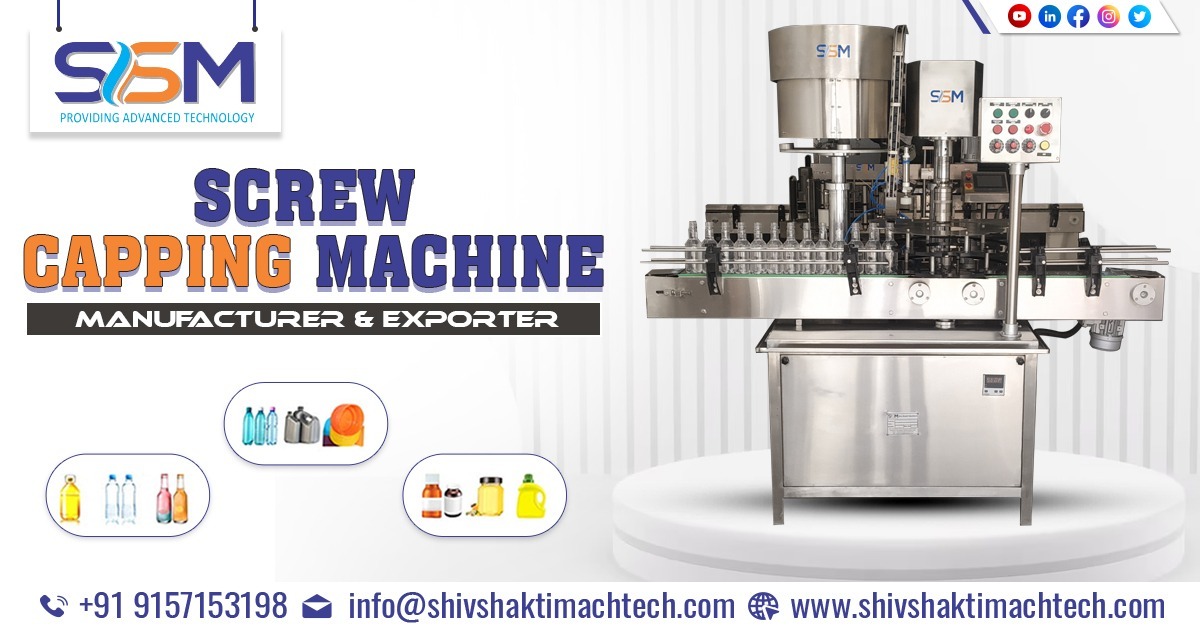 Screw Capping Machine in Ahmedabad