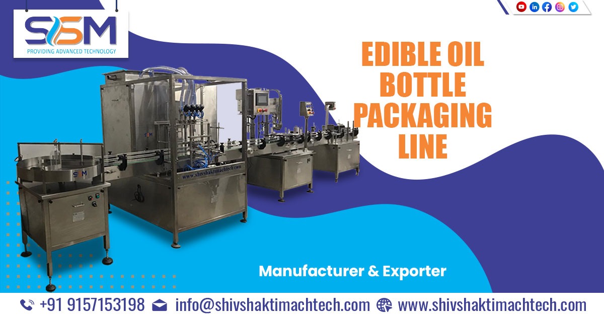 Edible Oil Bottle Packaging Line