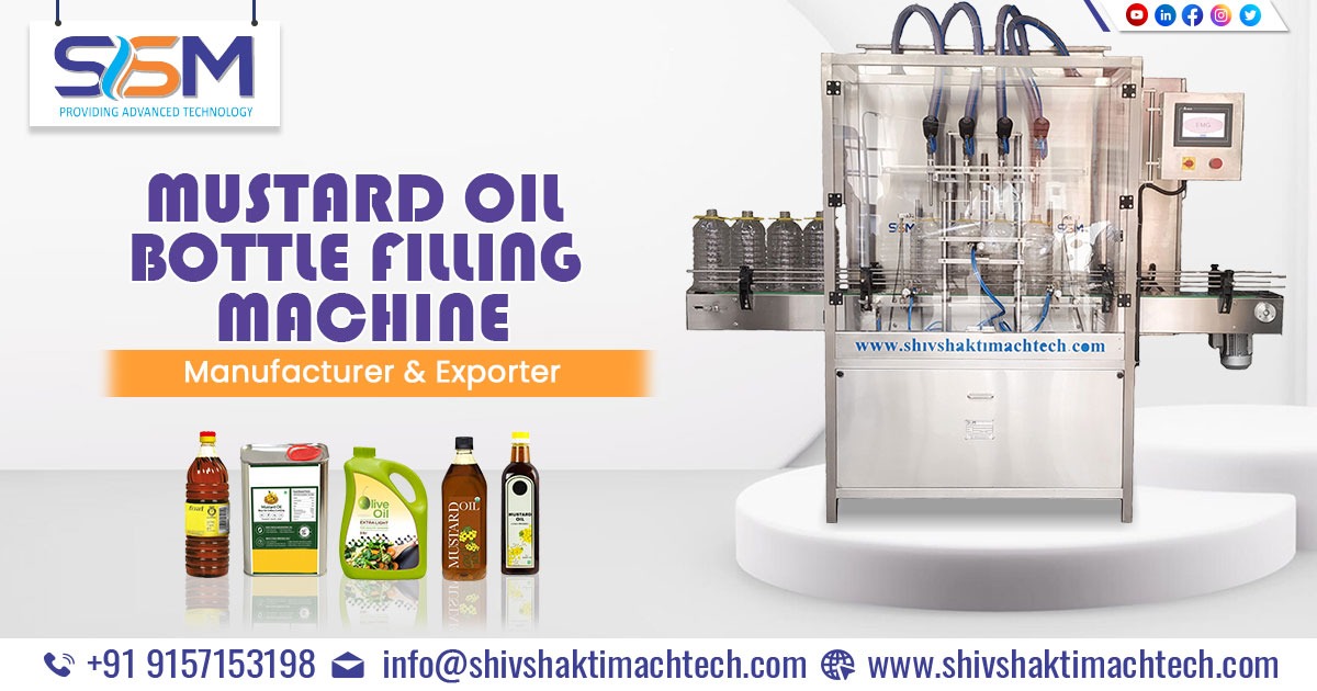 Mustard Oil Bottle Filling Machine