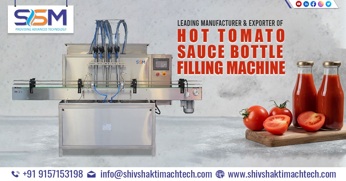 Hot Tomato Sauce Bottle Filling Machine
