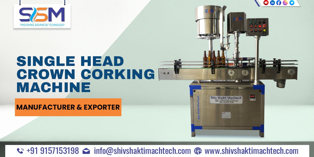Single Head Crown Corking Machine