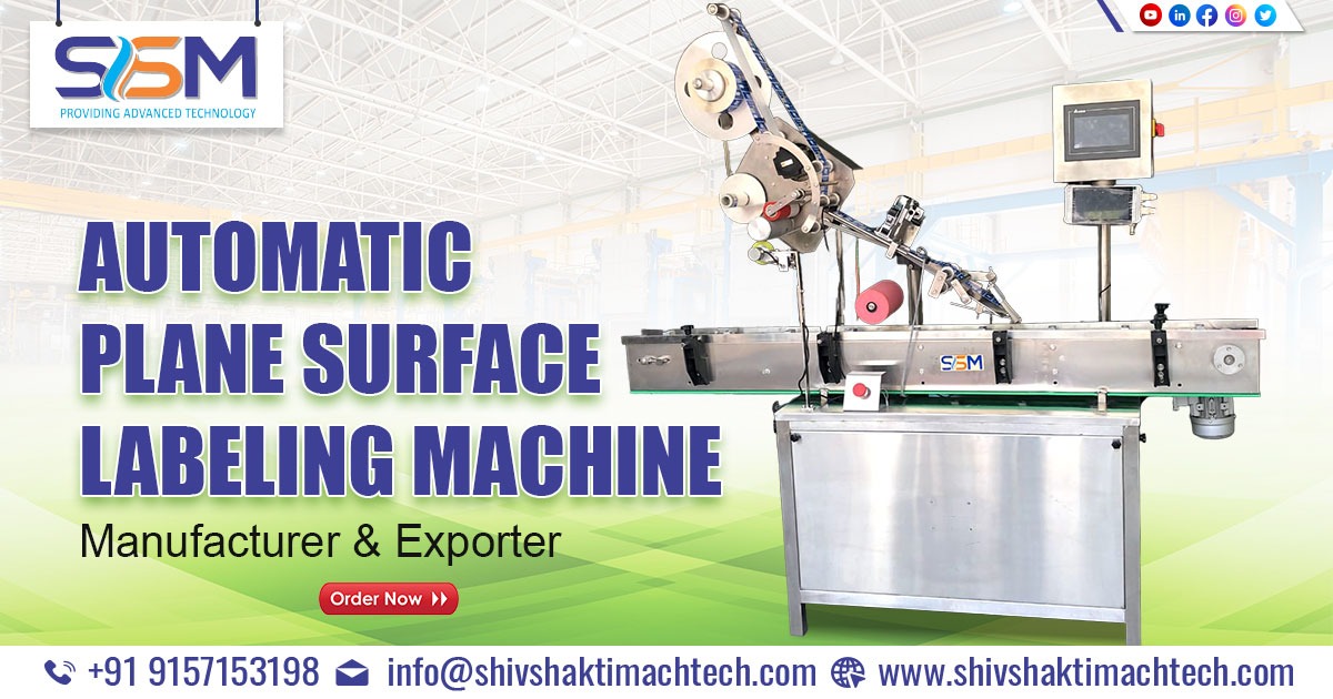 Automatic Plane Surface Labeling Machine