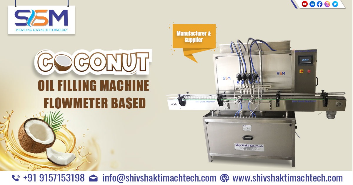 Coconut Oil Filling Machine Flowmeter Based
