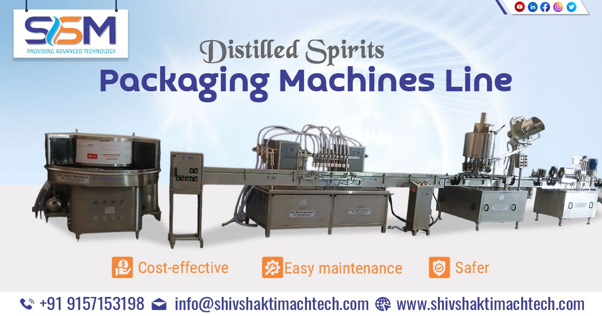Distilled Spirits Packaging Machine Line