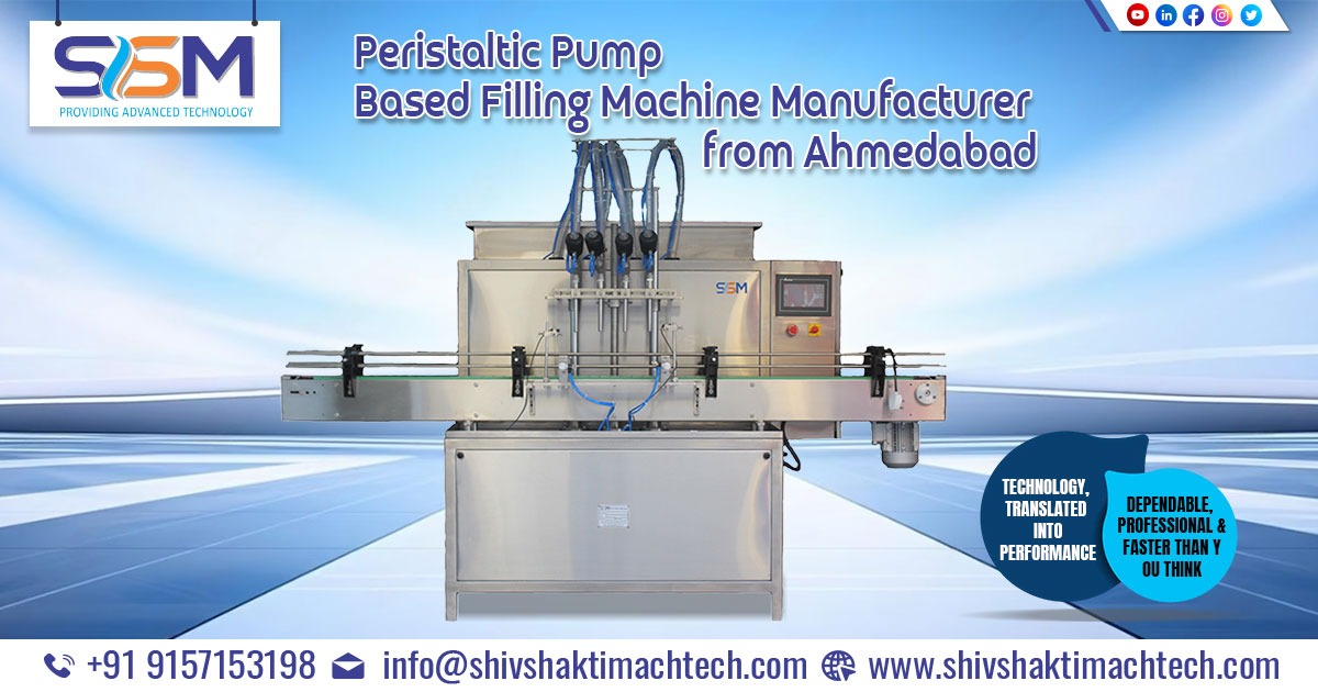Peristaltic Pump Based Filling Machine Manufacturer from Ahmedabad