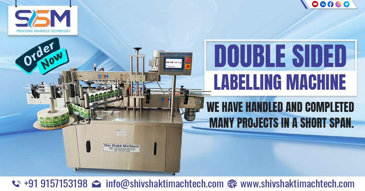 Double Sided Labeling Machine