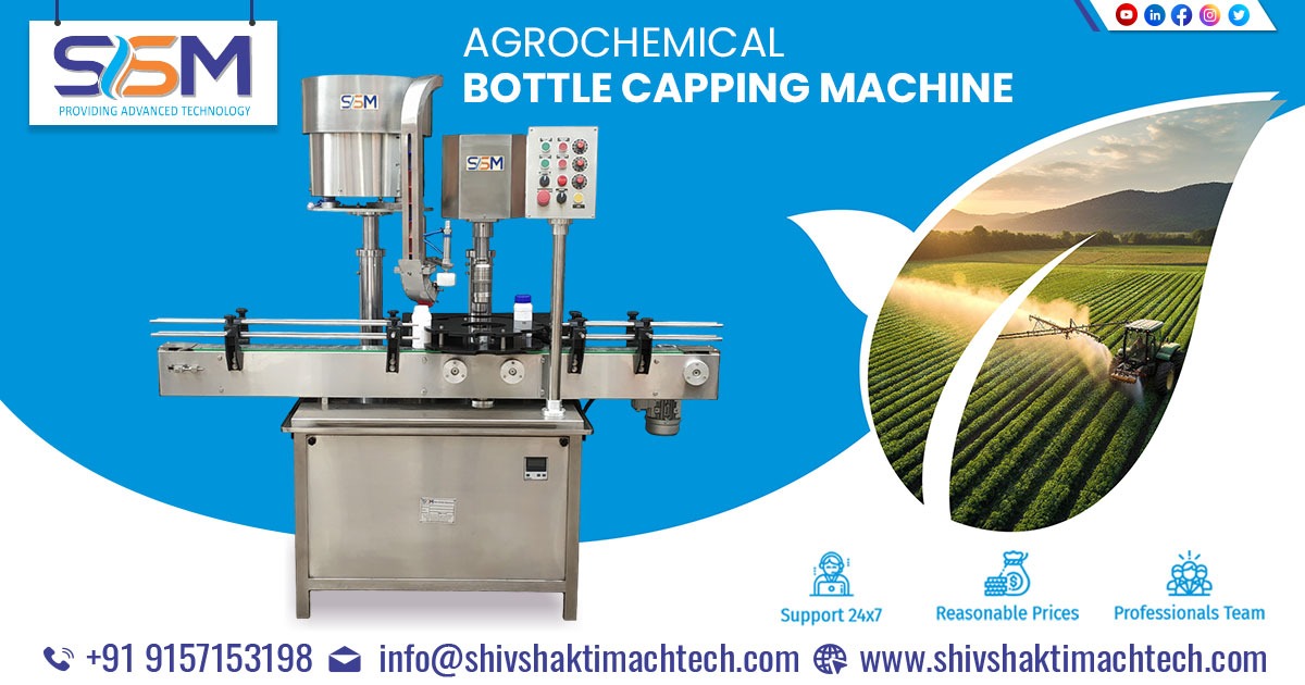 Agrochemical Bottle Capping Machine