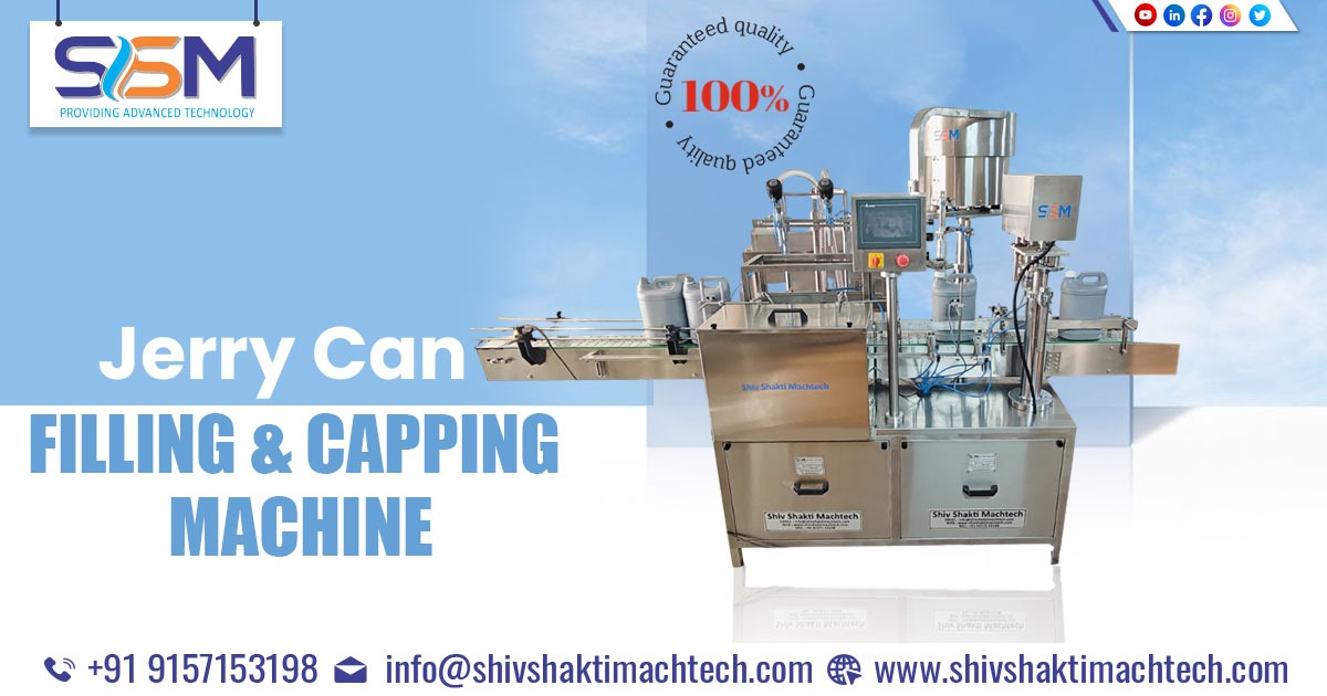 Jerry Can Filling and Capping Machine
