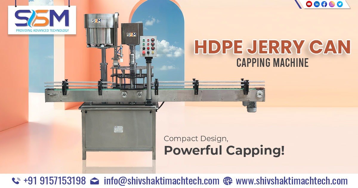 HDPE Jerry Can Capping Machine