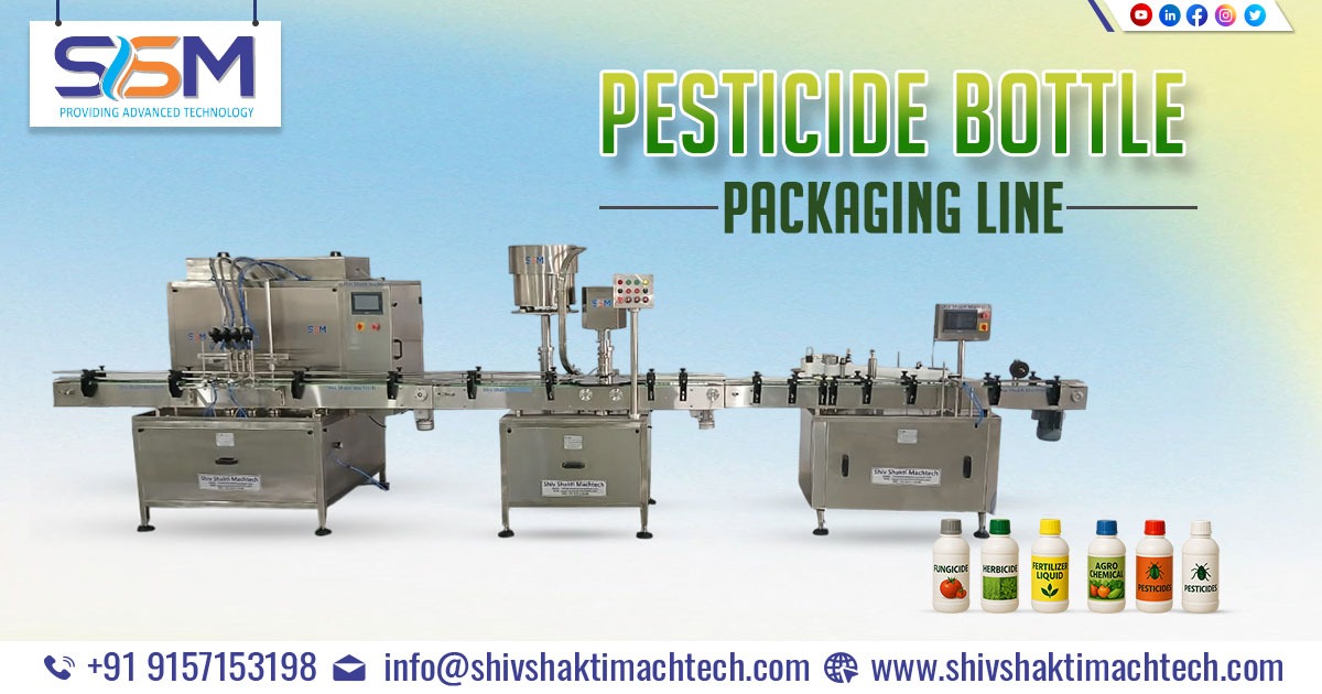 Pesticide Bottle Packaging Line India