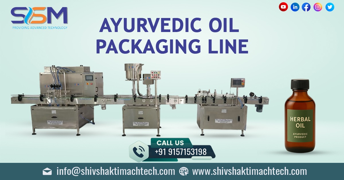 Ayurvedic Oil Packaging Line