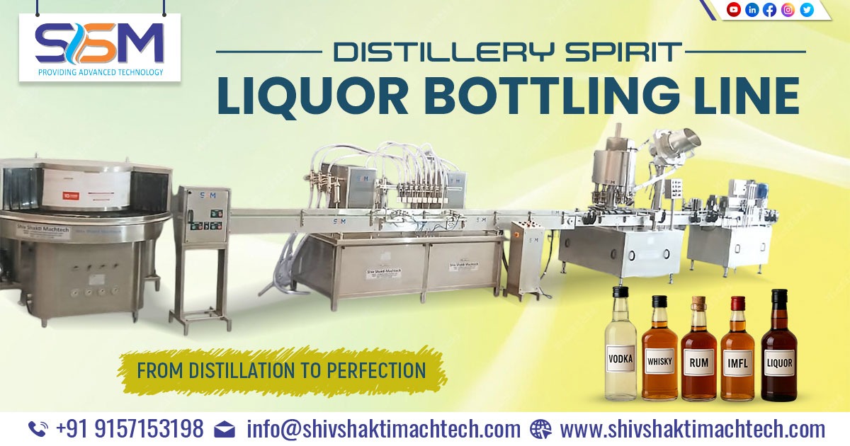 Distillery Spirit Liquor Bottling Line for African Market