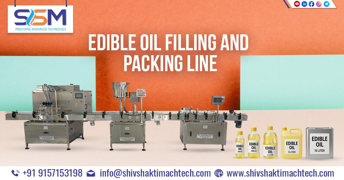Edible Oil Filling and Packing Line