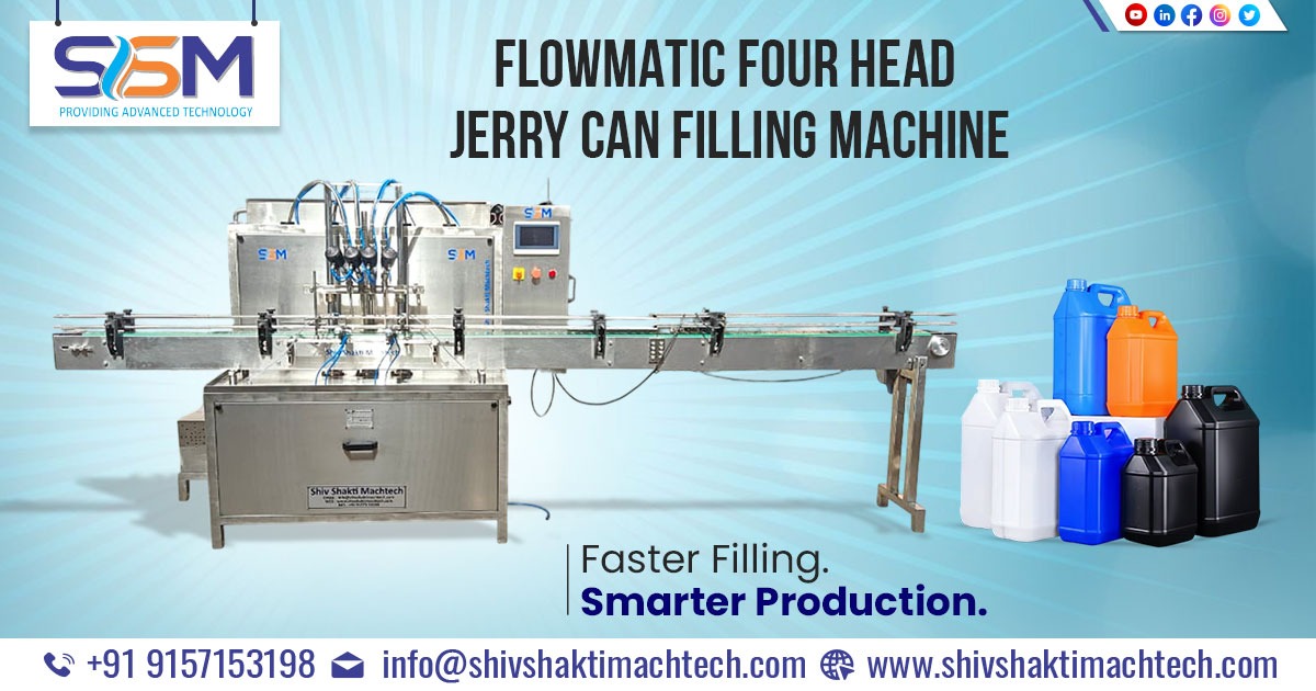Flowmatic Four Head Jerry Can Filling Machine