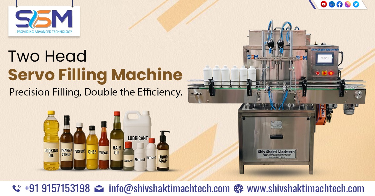 Two Head Servo Filling Machine