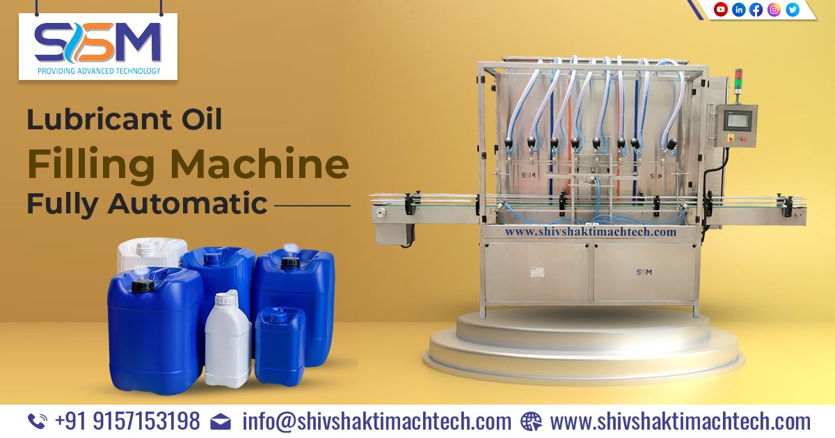 Lubricant Oil Filling Machine Fully Automatic