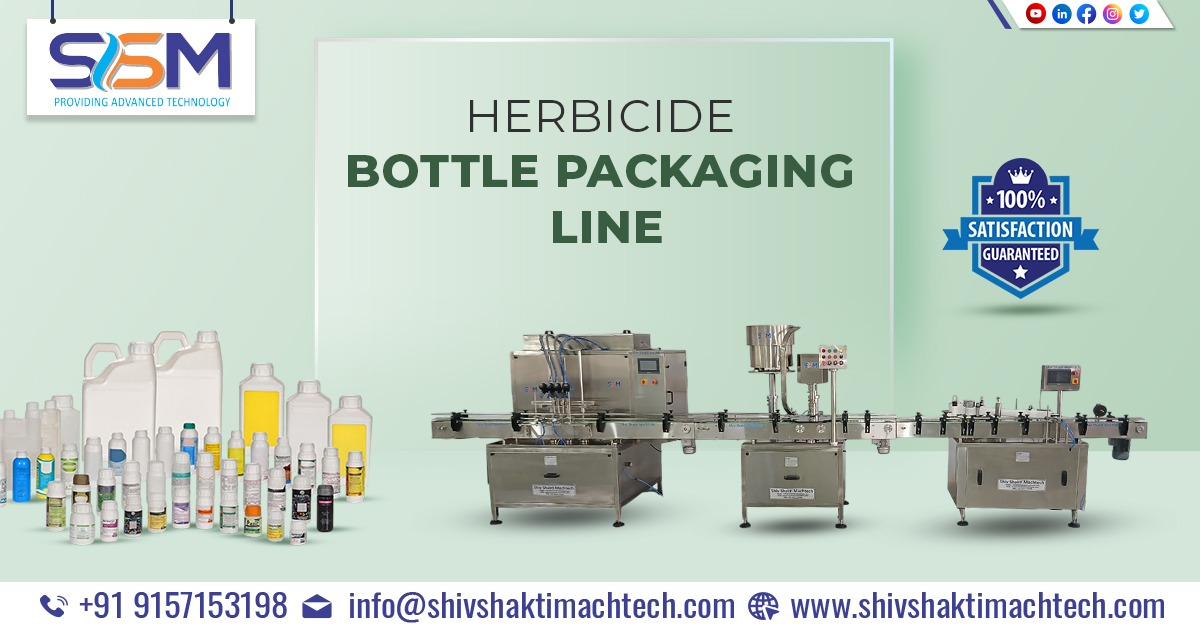 Herbicide Bottle Packaging Line in Maharashtra