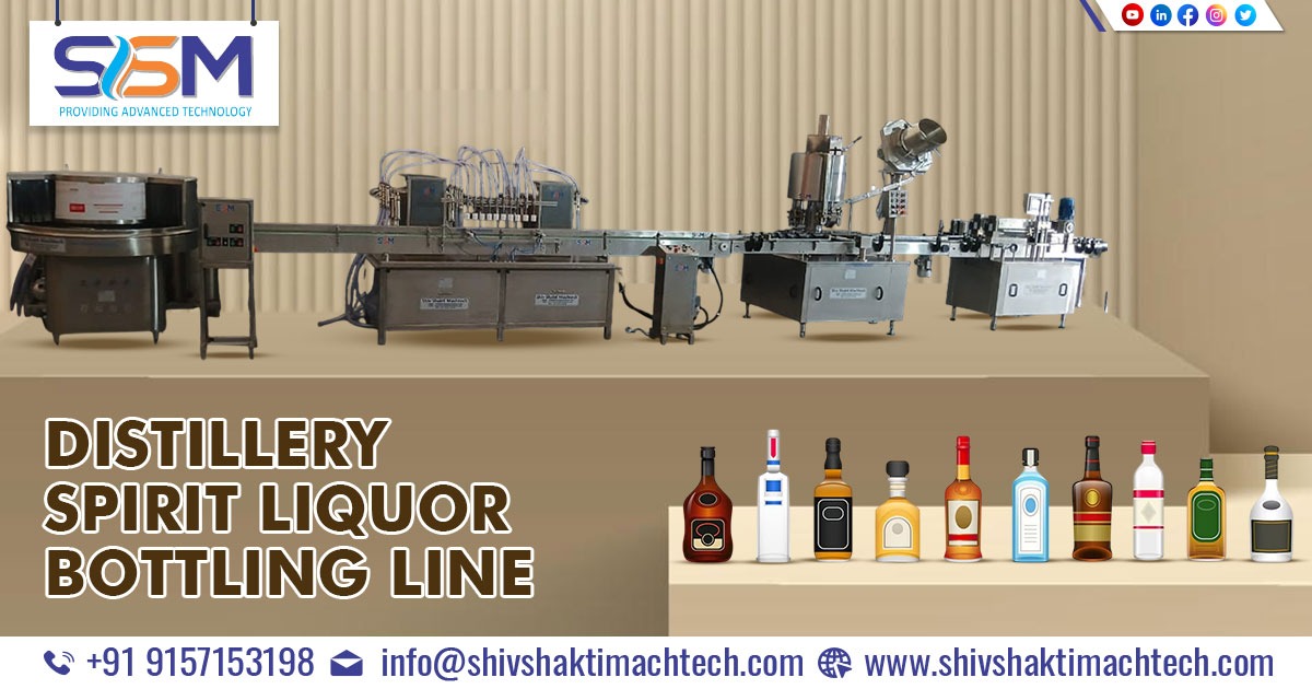 Distillery Spirit Liquor Bottling Line in South Africa