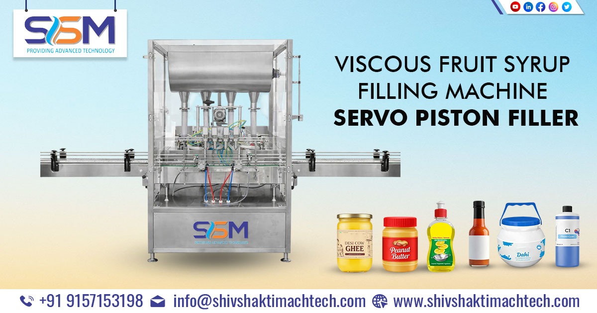 Viscous Fruit Syrup Filling Machine