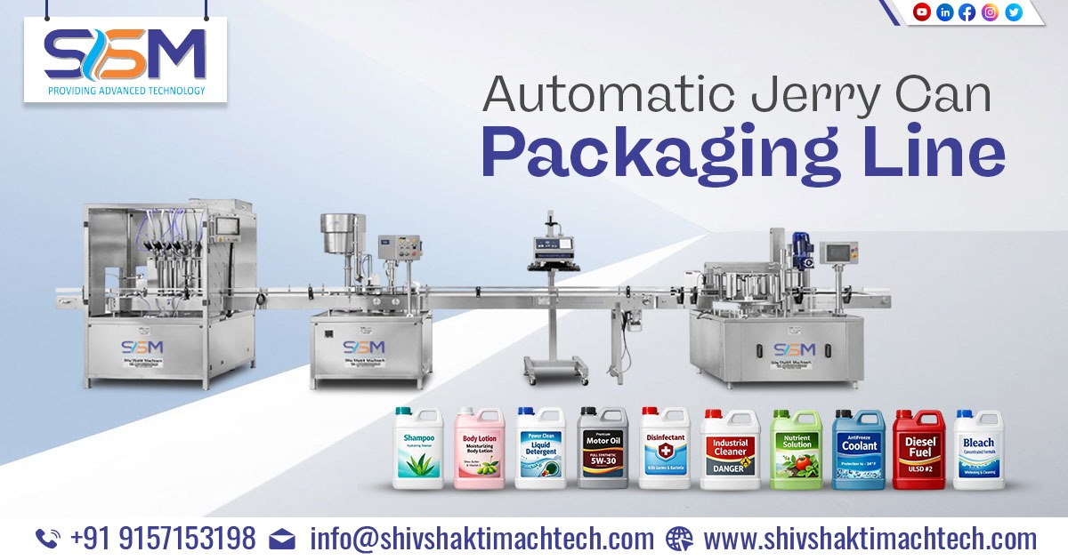 Automatic Jerry Can Packaging Line