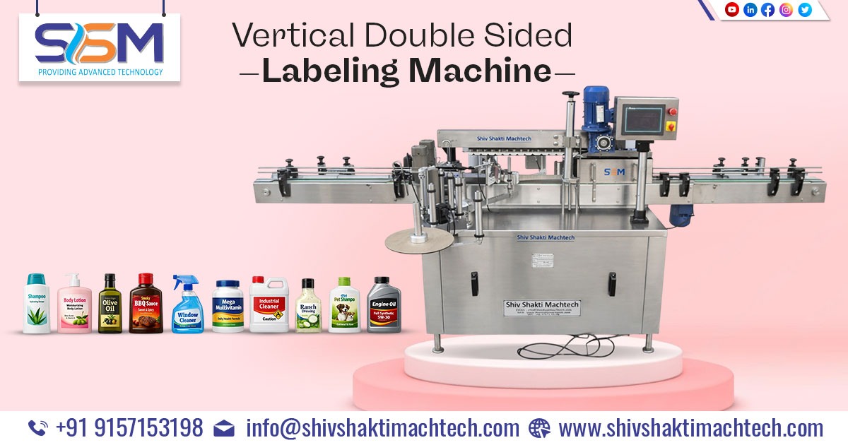 Vertical Double Sided Labelling Machine