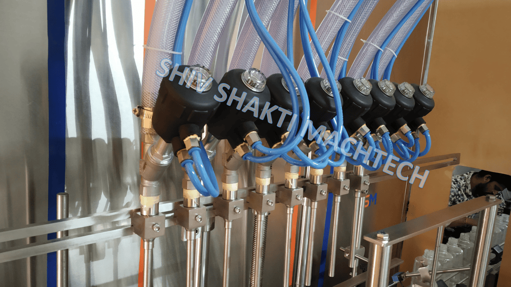 Ten Head nozzle Filling Machine - Servo Model
