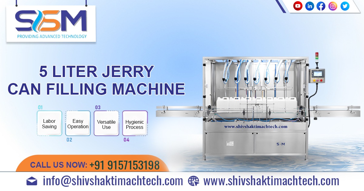 5 Liter Jerry Can Filling Machine – Servo, Flowmeter & Gravity Filling Solutions