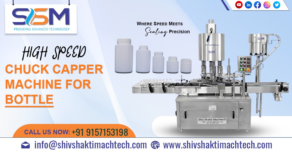 High Speed Chuck Capper Machine for Bottle