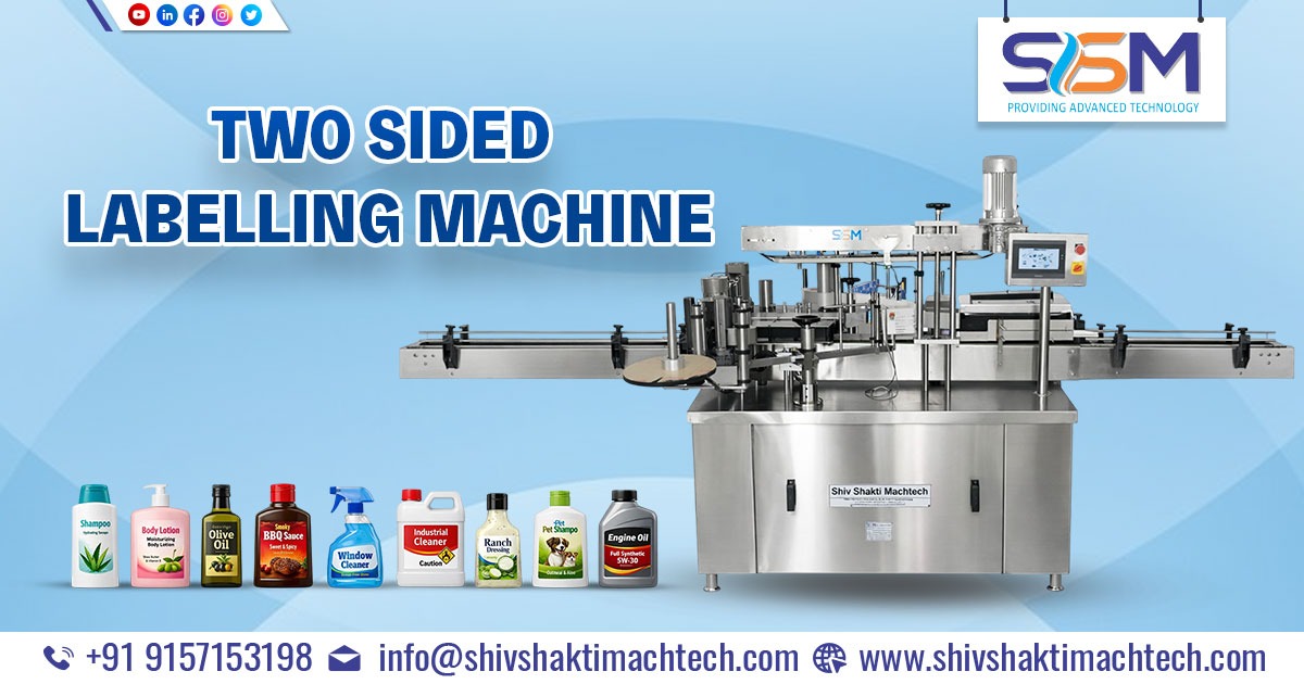 Two Sided Labelling Machine – High Speed Labeling Solution Exporter India