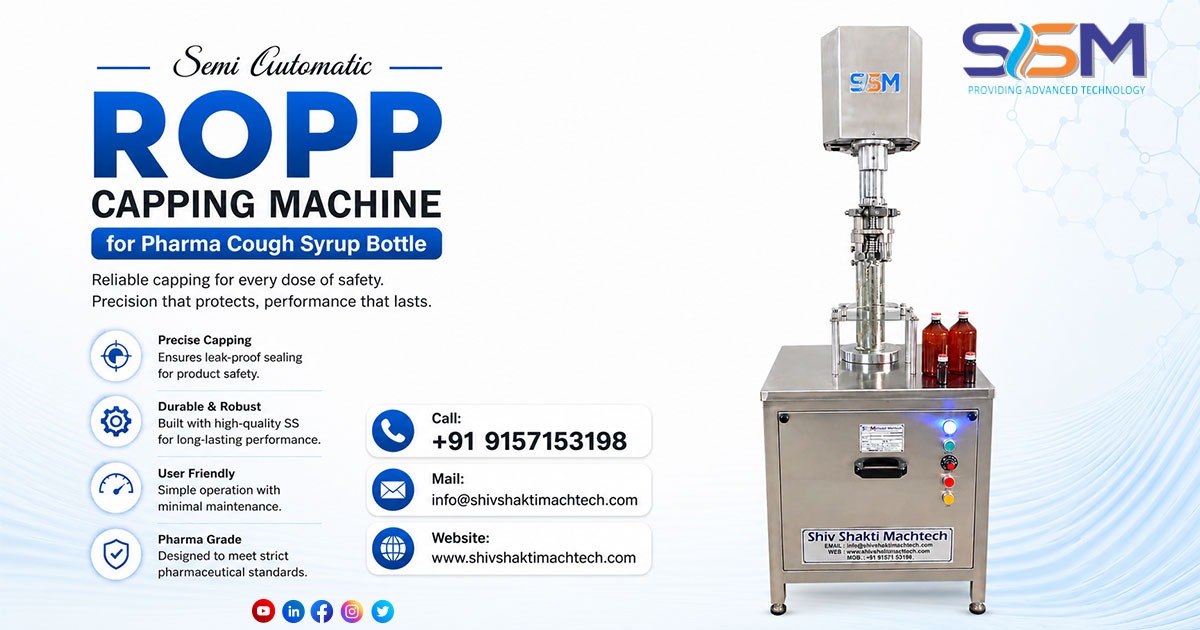 Semi Automatic ROPP Capping Machine Dispatched to Jodhpur, Rajasthan