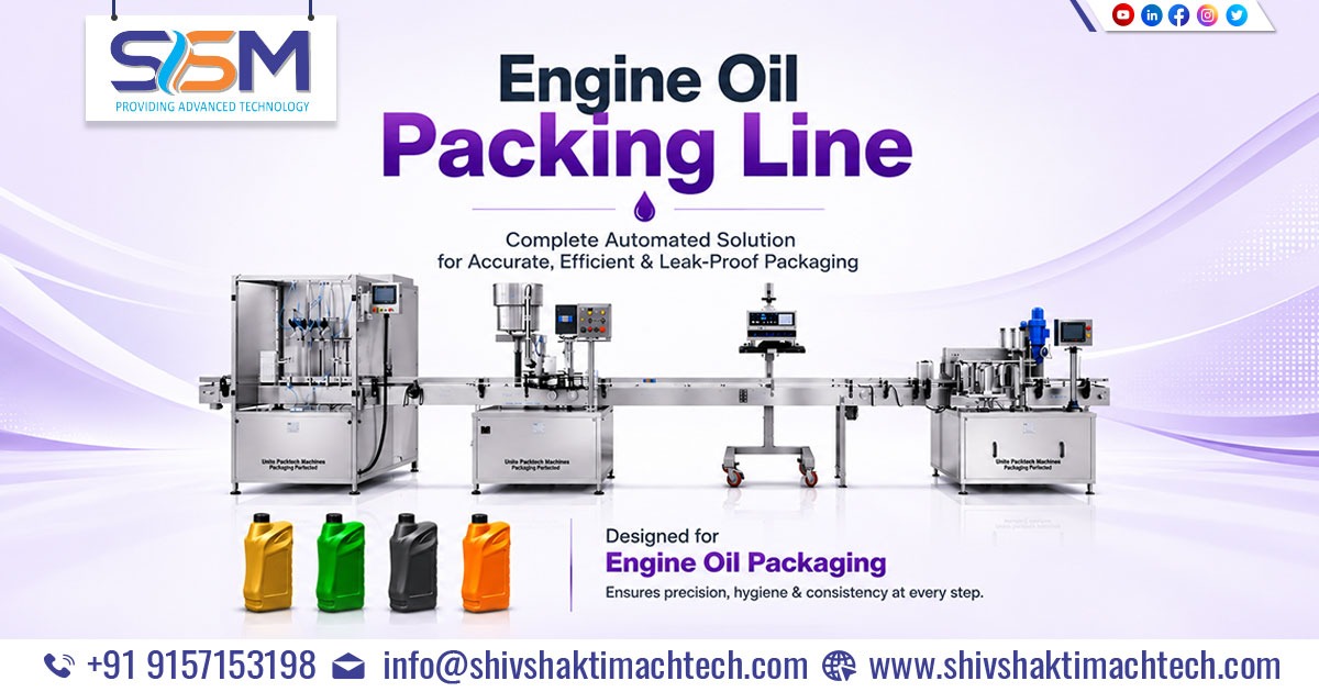 Engine Oil Packing Line in Africa