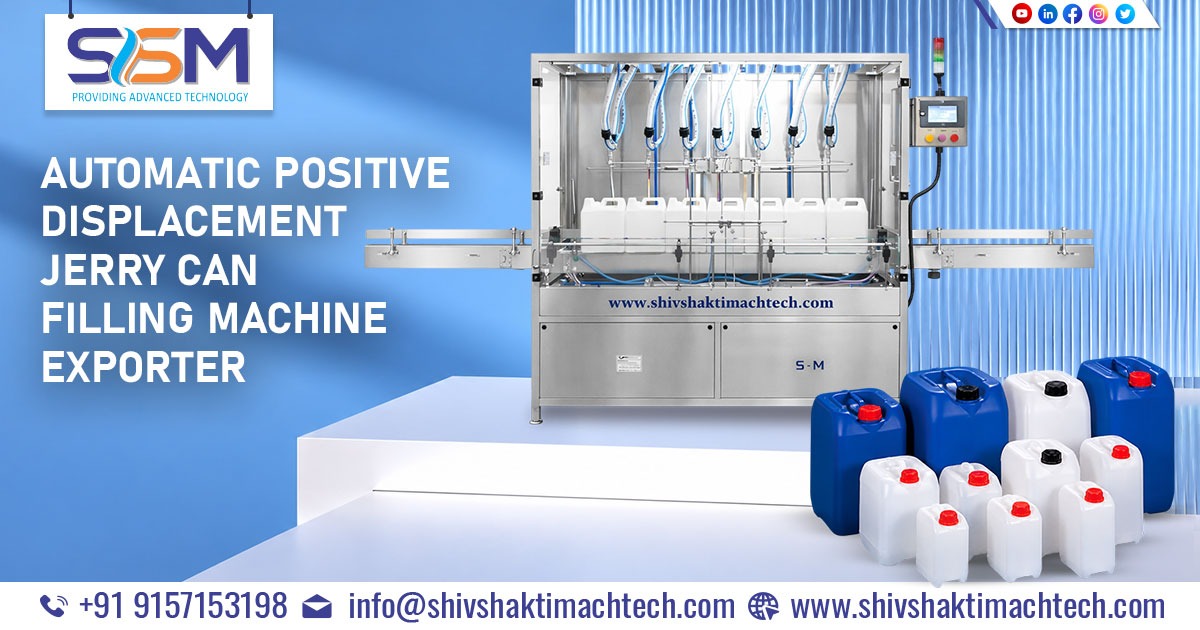 Automatic Positive Displacement Jerry Can Filling Machine
