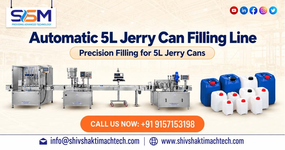 Manufacturer of Automatic 5L Jerry Can Filling Line