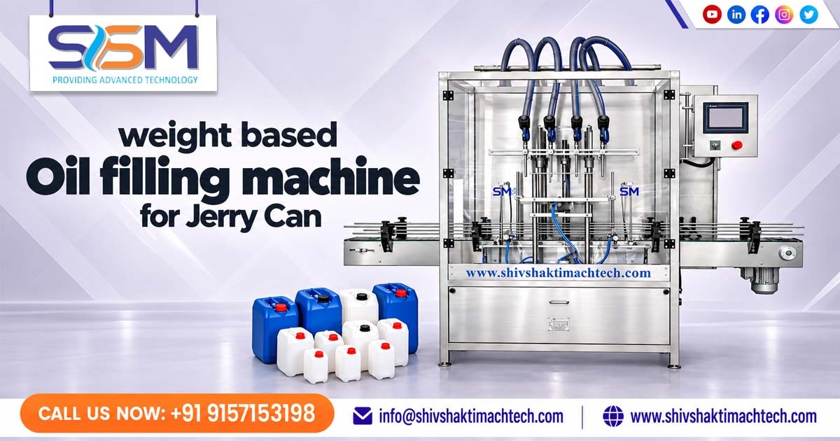 Manufacturer of Weight Based Oil Filling Machine for Jerry Can